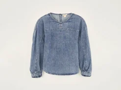 Blouses & Hemden|Bellerose Agar Denim Blouse Light blue stone