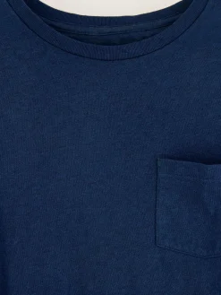 T-Shirt & Polos|Bellerose Aldo Korte Mouwen T-shirt Blue nights