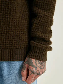 Bekijk Alles|Truien|Bellerose Allos Polo-style Trui Olive