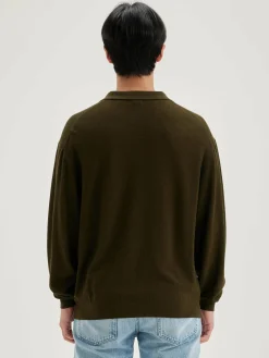 Bekijk Alles|Truien|Bellerose Alot Polo-style Trui Olive