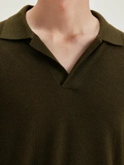 Bekijk Alles|Truien|Bellerose Alot Polo-style Trui Olive