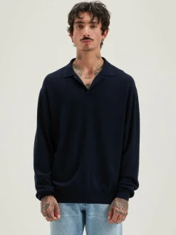 Bekijk Alles|Truien|Bellerose Alot Polo-style Trui Blue nights