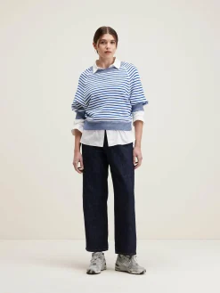 Bekijk Alles|Truien|Bellerose Anglet Ronde-hals Trui Gitane / Vintage white