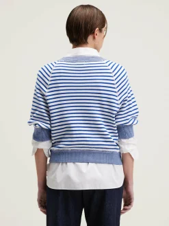 Bekijk Alles|Truien|Bellerose Anglet Ronde-hals Trui Gitane / Vintage white