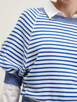 Bekijk Alles|Truien|Bellerose Anglet Ronde-hals Trui Gitane / Vintage white