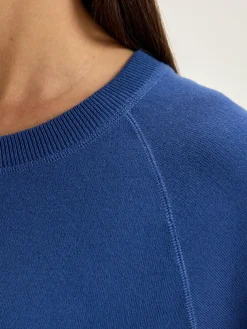 Truien|Bellerose Anglet Ronde-hals Trui Blue jeans