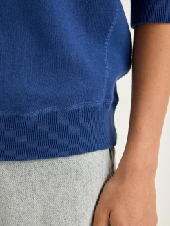 Truien|Bellerose Anglet Ronde-hals Trui Blue jeans