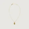 Juwelen|Anni Lu Golden Pebble Halsketting
