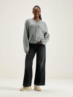 Bekijk Alles|Truien|Bellerose Asedi Cardigan Met Rits Heather grey