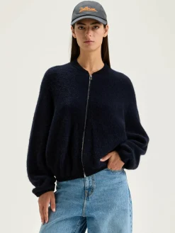 Bekijk Alles|Truien|Bellerose Asedi Cardigan Met Rits Navy