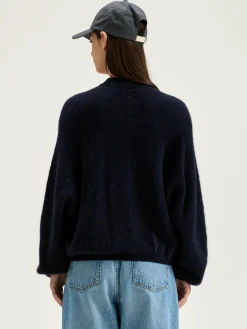 Bekijk Alles|Truien|Bellerose Asedi Cardigan Met Rits Navy