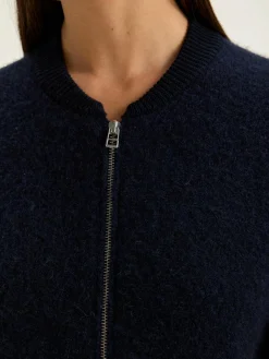 Bekijk Alles|Truien|Bellerose Asedi Cardigan Met Rits Navy