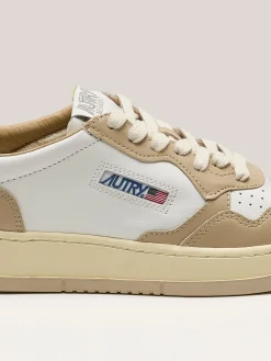 Bekijk Alles|Sneakers|Autry Medalist Low Bicolor Voor Vrouwen
