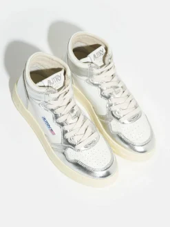 Bekijk Alles|Sneakers|Autry Medalist Mid Bicolor Voor Vrouwen