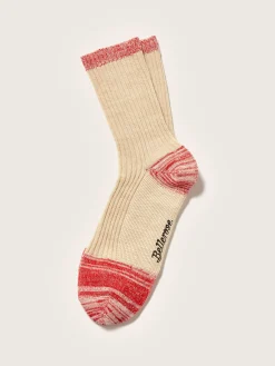 Sokken|Bekijk Alles|Bellerose Baudy Sokken Beige mélangé / Sanguine