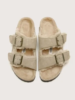 Bekijk Alles|Sandalen|Birkenstock Arizona Omgekeerd Lam Voor Vrouwen