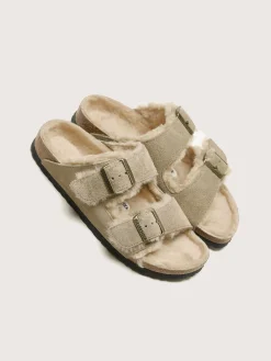 Bekijk Alles|Sandalen|Birkenstock Arizona Omgekeerd Lam Voor Vrouwen