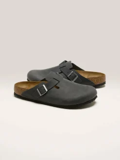Bekijk Alles|Sandalen|Birkenstock Boston Geolied Leder Voor Mannen