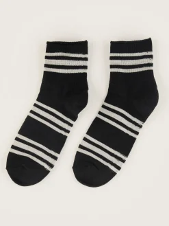 Bekijk Alles|Sokken|Bellerose Bitia Enkel Sokken Black / Natural