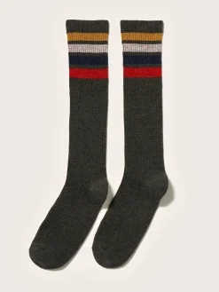 Sokken|Bellerose Bopek Kniehoge Sokken Dark grey