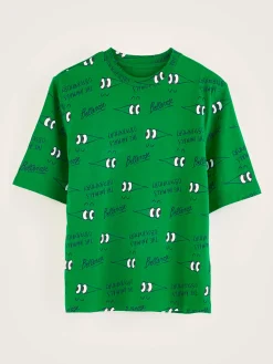 T-Shirt & Polos|Bellerose Caiman Korte Mouwen T-shirt