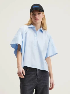 Blouses & Hemden|Bellerose Cairn Mouwloos Hemd Ciel