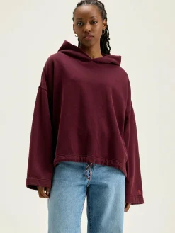 Bekijk Alles|Sweatshirts|Bellerose Cate Hoodie Wine
