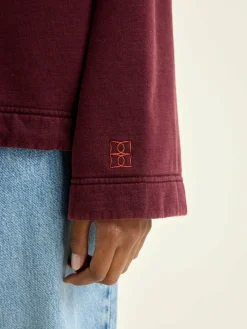 Bekijk Alles|Sweatshirts|Bellerose Cate Hoodie Wine