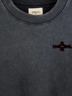 Sweatshirts|Bellerose Chami Ronde Hals Sweatshirt Black sand