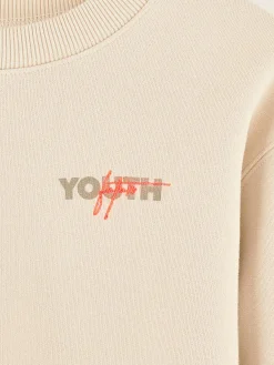 Sweatshirts|Bellerose Chami Ronde Hals Sweatshirt Sugarcane