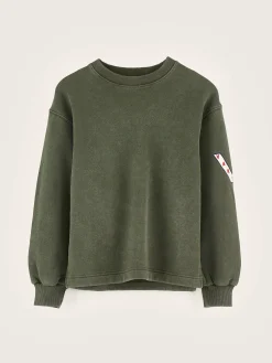 Sweatshirts|Bellerose Chamo Comfortabel Sweatshirt Moss