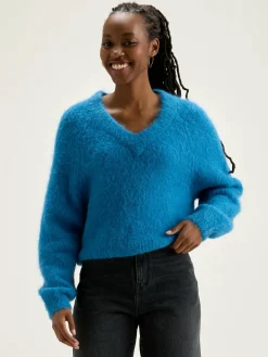 Truien|Bellerose Daruz Cropped Trui Ocean