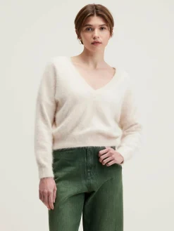 Bekijk Alles|Truien|Bellerose Datev Angora-mix Trui Parchemin