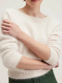 Bekijk Alles|Truien|Bellerose Datev Angora-mix Trui Parchemin