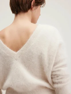 Bekijk Alles|Truien|Bellerose Datev Angora-mix Trui Parchemin