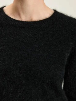 Truien|Bellerose Datti Angora-mix Trui Off black