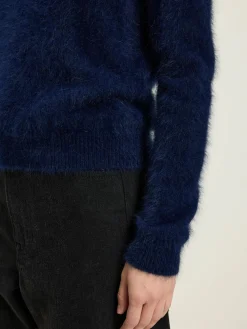 Truien|Bellerose Datti Angora-mix Trui Navy