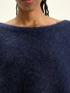 Bekijk Alles|Truien|Bellerose Decro Boothals Trui Naval