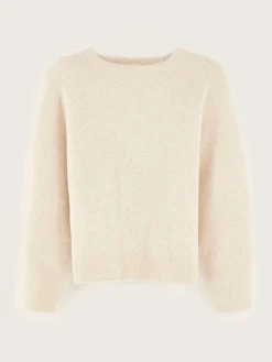 Bekijk Alles|Truien|Bellerose Deros Ronde Hals Trui Cream
