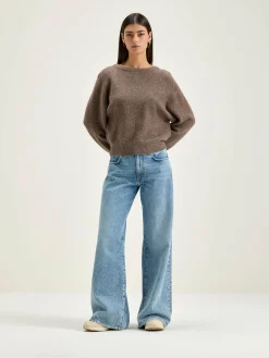 Bekijk Alles|Truien|Bellerose Deros Ronde Hals Trui Dust