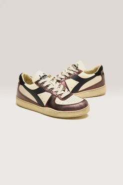 Bekijk Alles|Sneakers|Diadora Mi Basket Low Metallic Dirty Voor Vrouwen