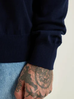 Bekijk Alles|Truien|Bellerose Dilliv Ronde Hals Trui Navy