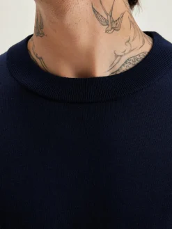 Bekijk Alles|Truien|Bellerose Dilliv Ronde Hals Trui Navy