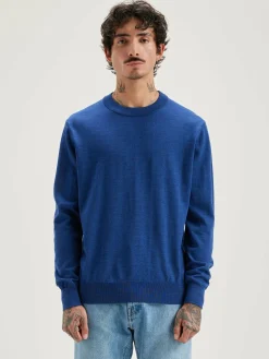 Bekijk Alles|Truien|Bellerose Dilliv Ronde Hals Trui Blue mix