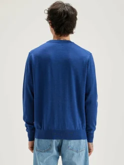 Bekijk Alles|Truien|Bellerose Dilliv Ronde Hals Trui Blue mix