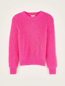 Truien|Bellerose Diot Ronde Hals Trui Fushia