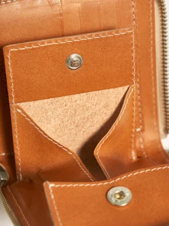 Kleine Lederwaren|Bellerose Dolhar Portemonnee Met Rits Cognac