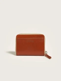 Kleine Lederwaren|Bellerose Dolhy Portemonnee Met Rits Cognac