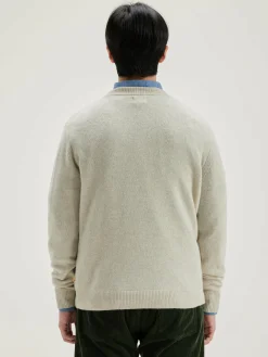 Bekijk Alles|Truien|Bellerose Donoon Ronde Hals Trui Oyster