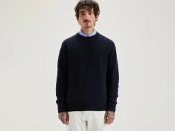 Bekijk Alles|Truien|Bellerose Donoon Ronde Hals Trui Navy